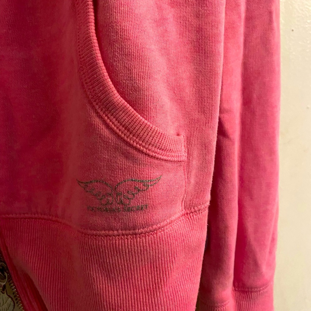 Pink Victoria Secret zip up jacket size Large